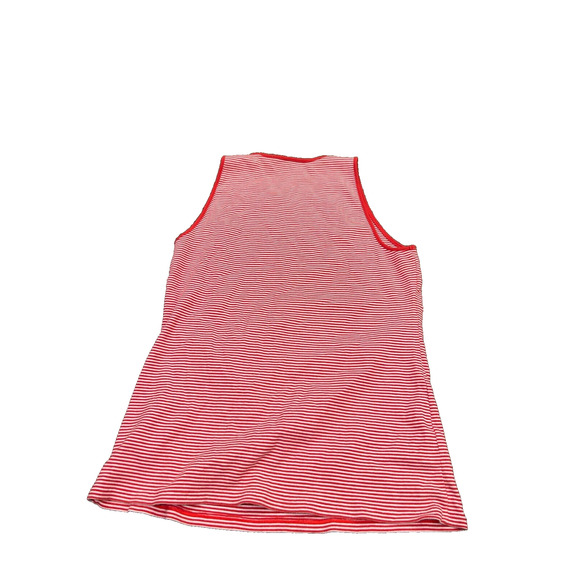 Lauren Ralph Lauren Women's Red & White Striped Wide Strap Tank Top Size XL - Picture 2 of 3